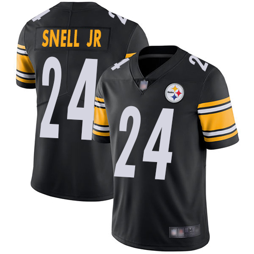 Men Pittsburgh Steelers Football #24 Limited Black Benny Snell Jr. Home Vapor Untouchable Nike NFL Jersey->women nfl jersey->Women Jersey